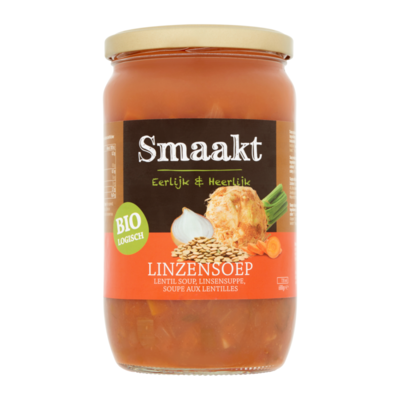 Smaakt Bio Linzensoep